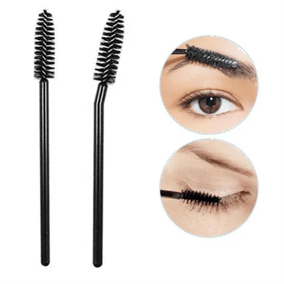 Popu Disposable Eyelash Brush Black 50 Adet