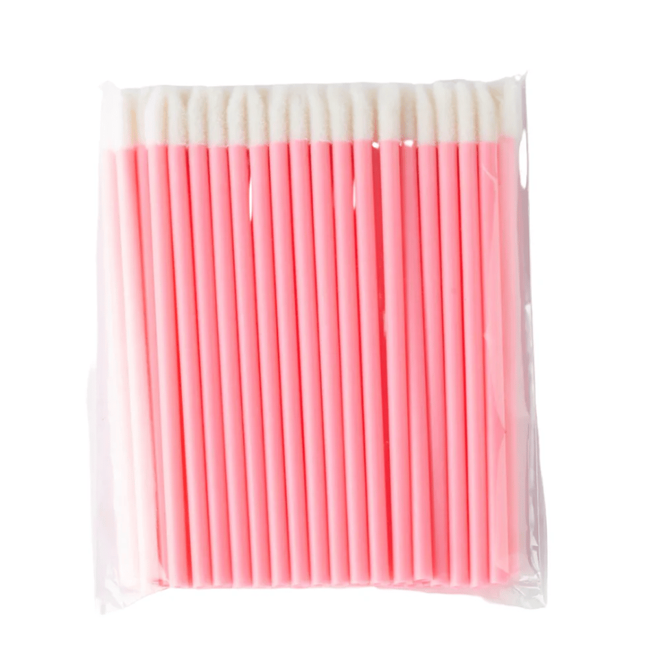 POPU Disposable Lip Brush Pink 50 Adet