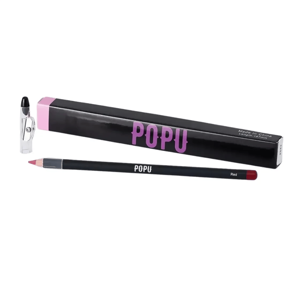 Popu Lips Predraw Pencil Red