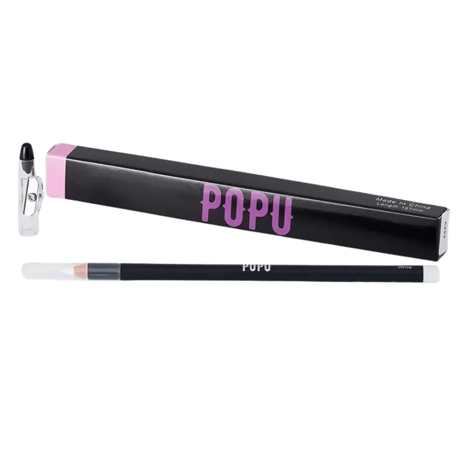 Popu Lips Predraw Pencil White