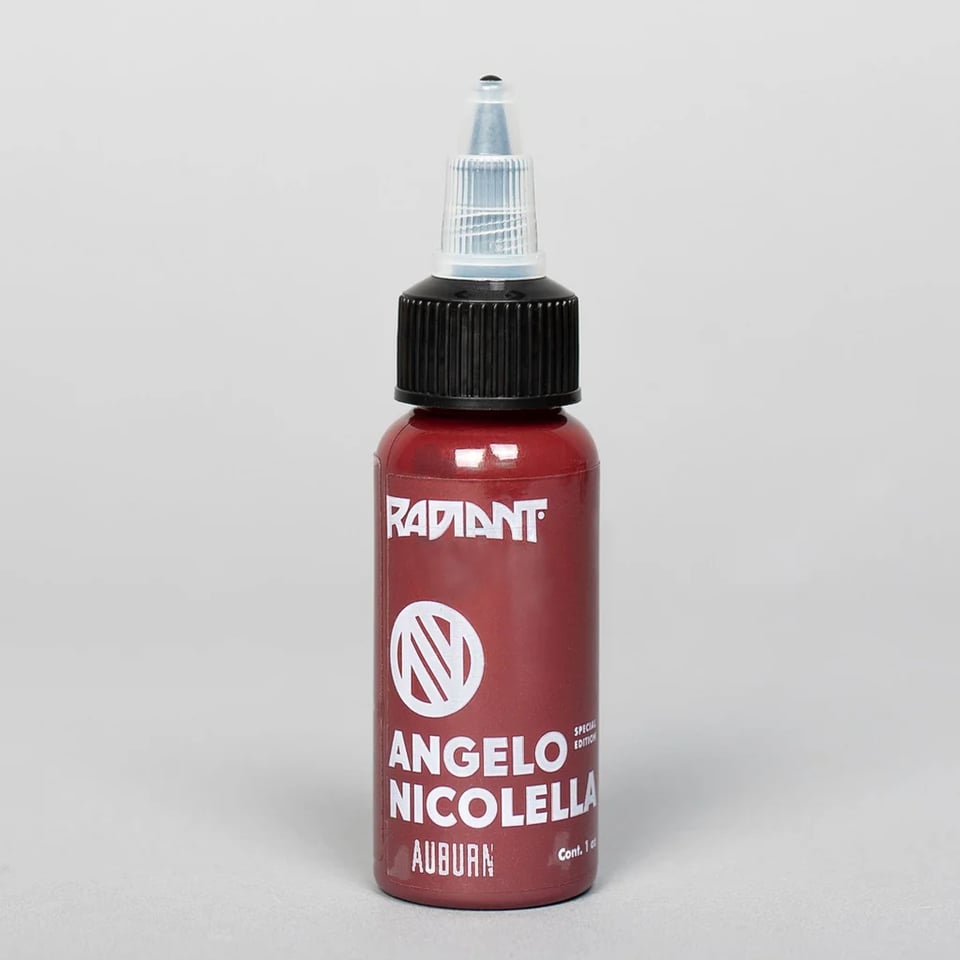 Radiant Colors Angelo Nicolella Auburn Kahverengi Dövme Boyası 1oz - 30ml