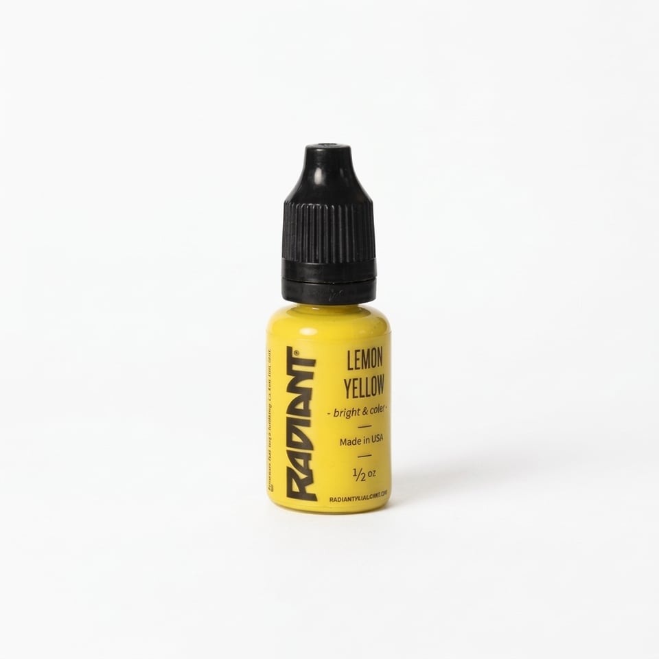 Lemon Yellow - Radiant Tattoo Dövme Boyası  - 0,5oz/15ml
