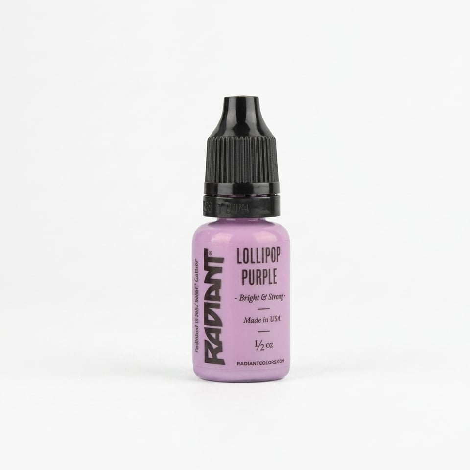 Radiant Colors Lollipop Purple Parlak Mor Dövme Boyası 1/2oz - 15ml