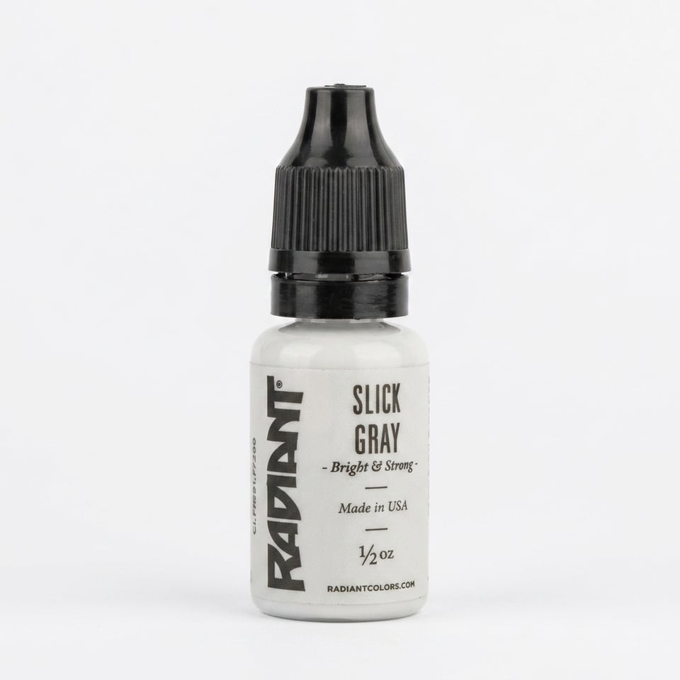 Radiant Colors Slick Gray Gri Dövme Boyası 0,5oz - 15ml