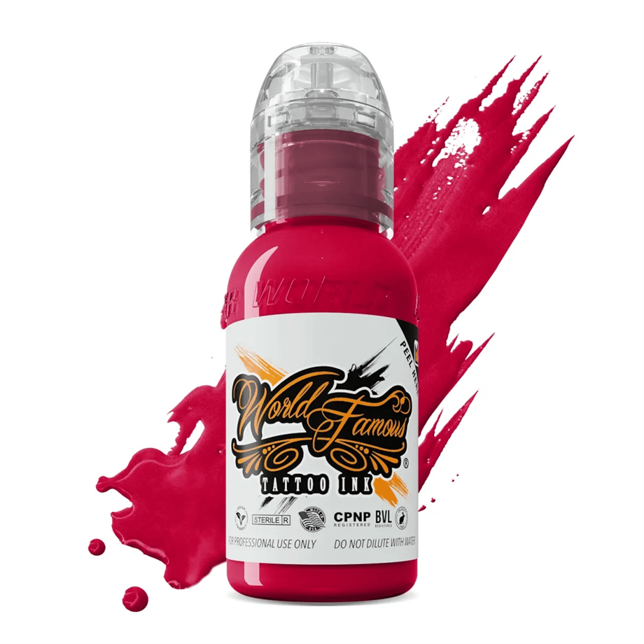Rose Red - World Famous Ink Dövme Boyası - 1oz/30ml