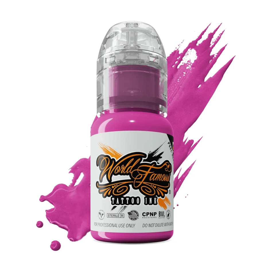 Rushmore Magenta - World Famous Ink Dövme Boyası - 1/2oz/15ml