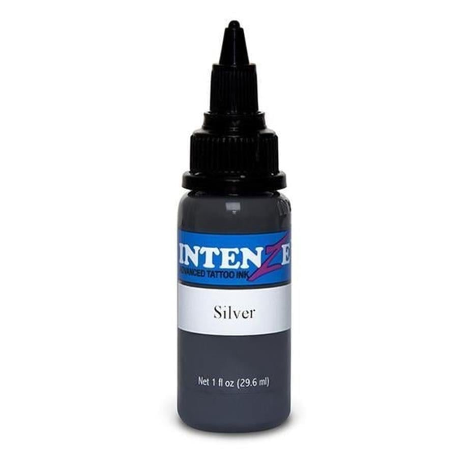 Silver - Intenze Dövme Boyası - 1oz/30ml