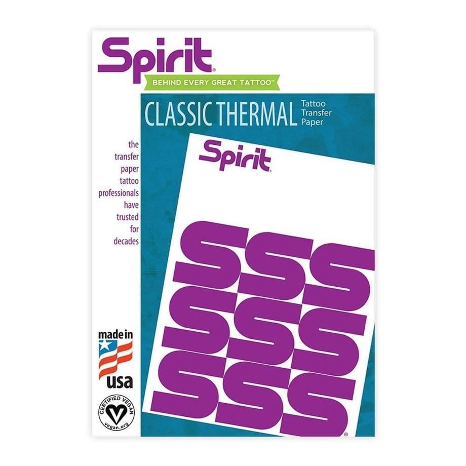 Spirit Classic Thermal Dövme Transfer Kağıdı - 8,5x11 (Kutu 100 Adet)