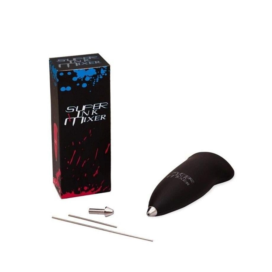 Super Ink Mixer Dövme ve Kalıcı Makyaj Boyası Karıştırıcı - Black