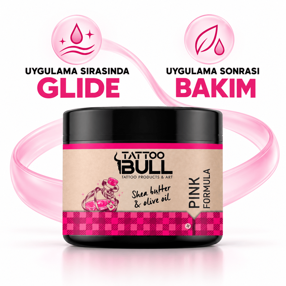 TattooBull Pink Formula Glide 250 ml – BUBBLE GUM KOKULU