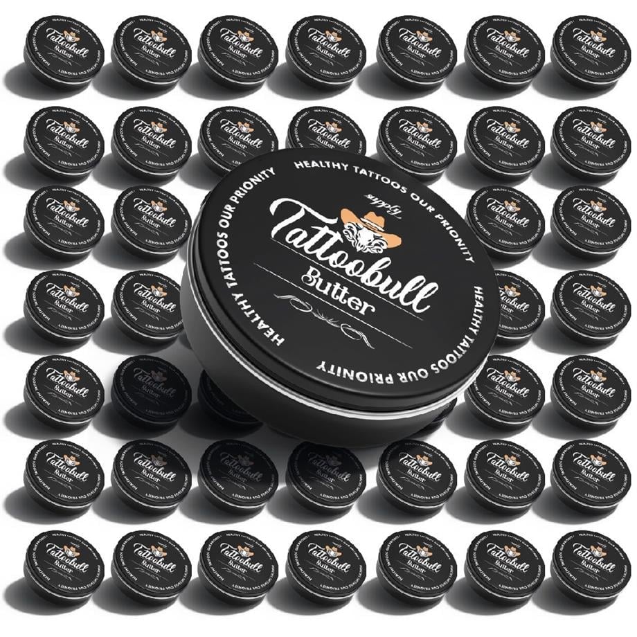 TattooBull Professional Tattoo After Care Butter 50ml 50'li Koli - Dövme Bakım Kremi