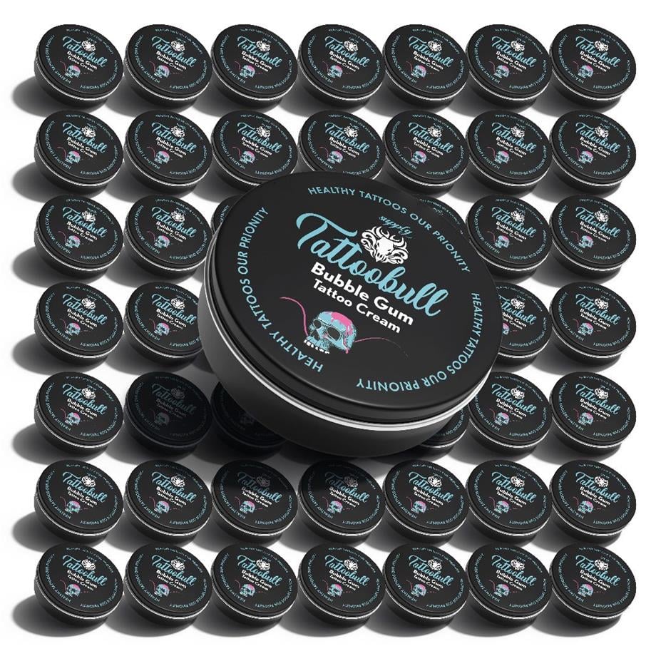 TattooBull Professional Tattoo Bubblegum Glide 50 ml - Dövme Bakım Kremi (50'li koli)