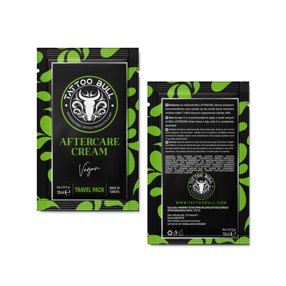 TattooBull Tattoo Aftercare Vegan 10 ml - Şaset Dövme Bakım Kremi