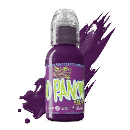World Famous Ink A.D. Pancho Magenta Mor Dövme Boyası 1oz - 30ml