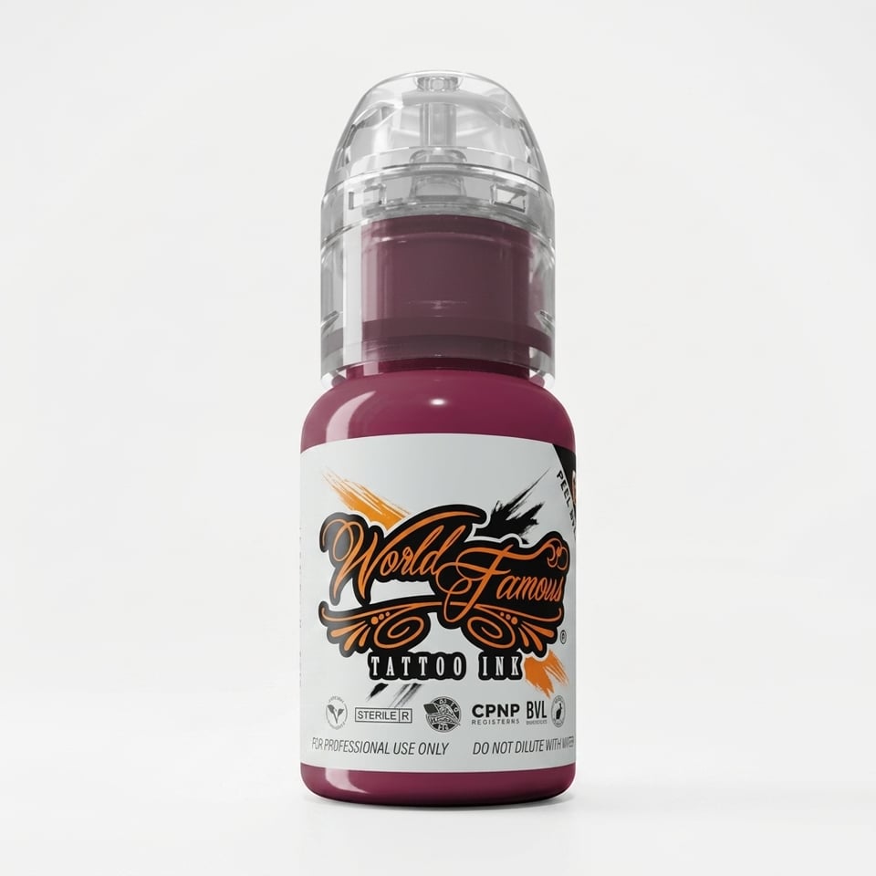 World Famous Ink Blackberry Böğürtlen Moru Dövme Boyası 1/2oz - 15ml