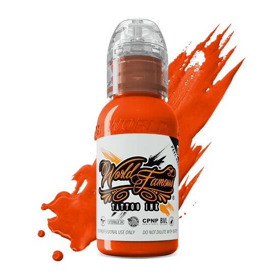 World Famous Ink Ilya Fom Tucan Tangerine Turuncu Dövme Boyası 1oz - 30ml