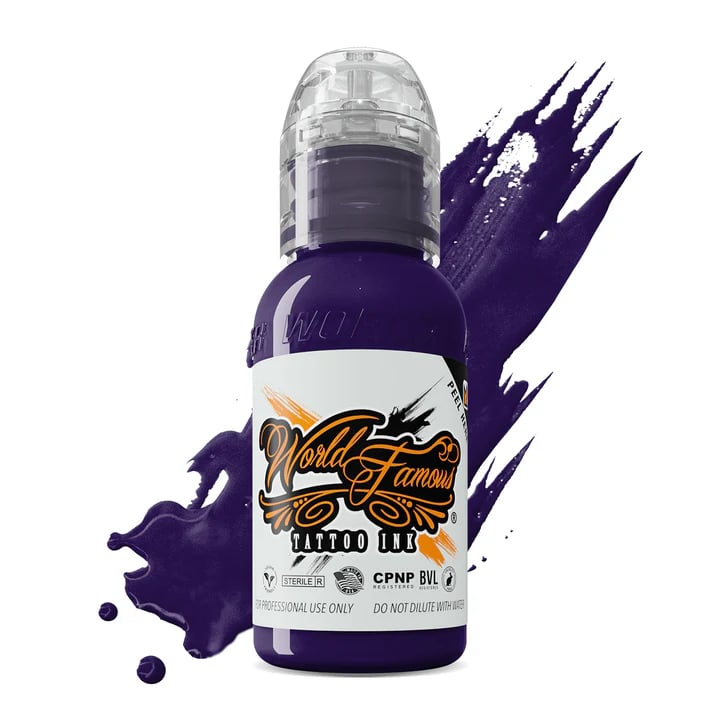 World Famous Ink Jay Freestyle Purple Mor Dövme Boyası 1oz - 30ml
