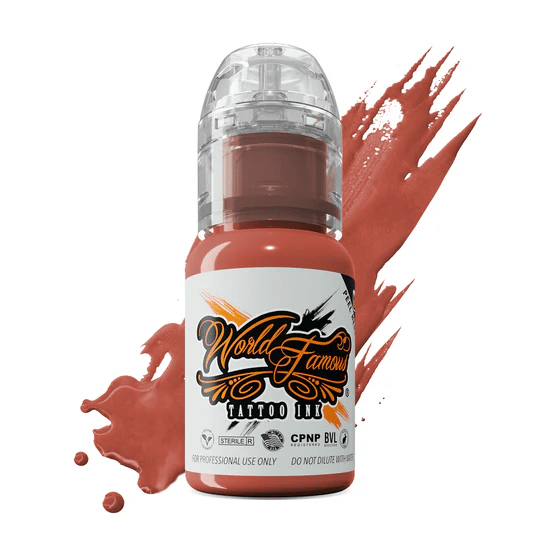 World Famous Ink Mars Sand Red Kırmızı Dövme Boyası 1/2oz - 15ml