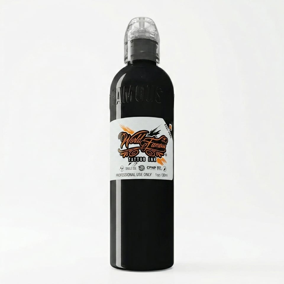 World Famous Ink Mid-Tone Greywash Gri Gölge Dövme Boyası 8oz - 240ml