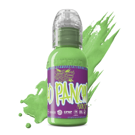World Famous Ink Pancho Light Green Açık Yeşil Dövme Boyası 1oz - 30ml