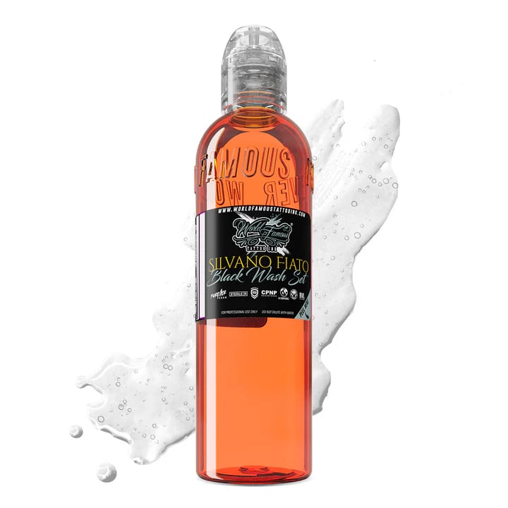 World Famous Ink Silvano Fiato Blackwash Mix Gölgelendirme Solüsyonu 4oz - 120ml