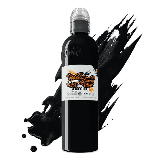 World Famous Ink Silvano Fiato Extra Light Siyah Dövme Boyası 4oz - 120ml