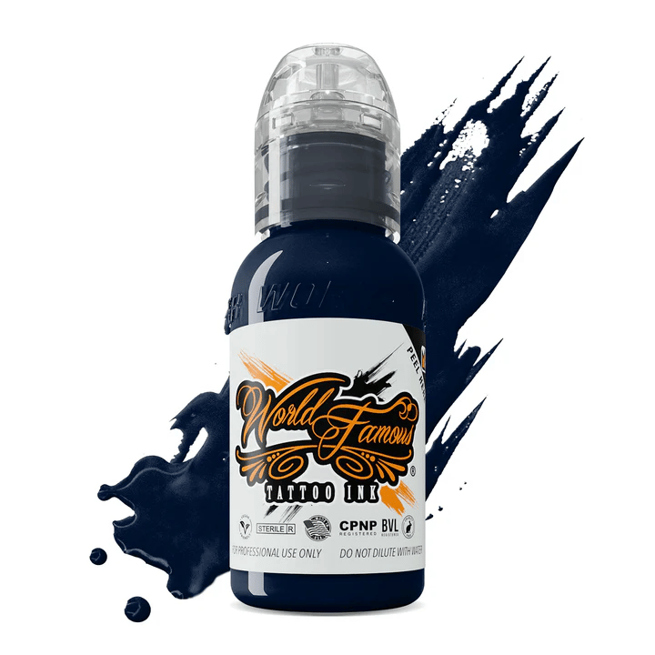 World Famous Ink Thomas Carli Jarlier Noire Wash Koyu Gri Wash Dövme Boyası 1oz - 30ml
