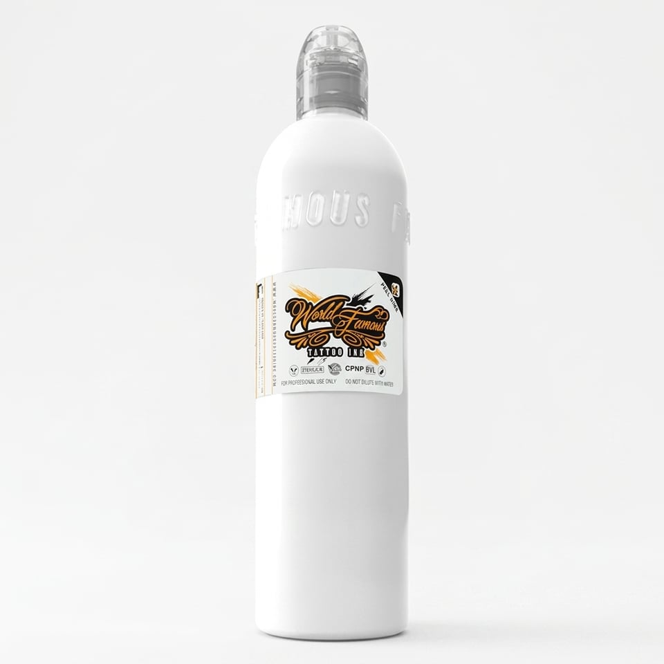 World Famous Ink White House Beyaz Dövme Boyası 8oz - 240ml
