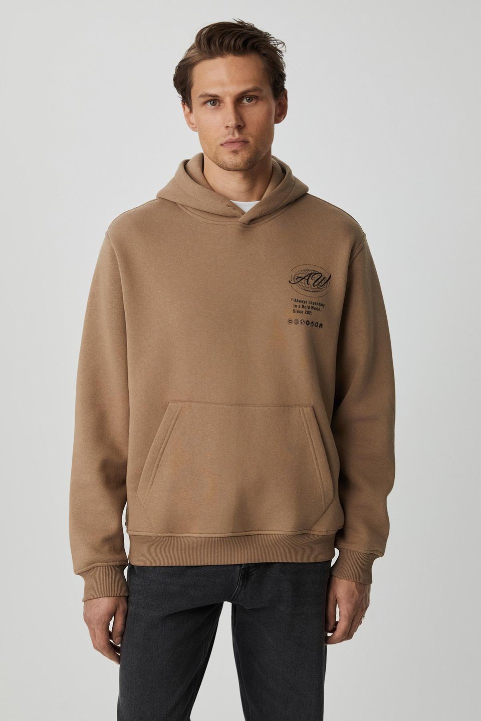 LEGANDARY Erkek Yumuşacık Vizon Sweatshirt