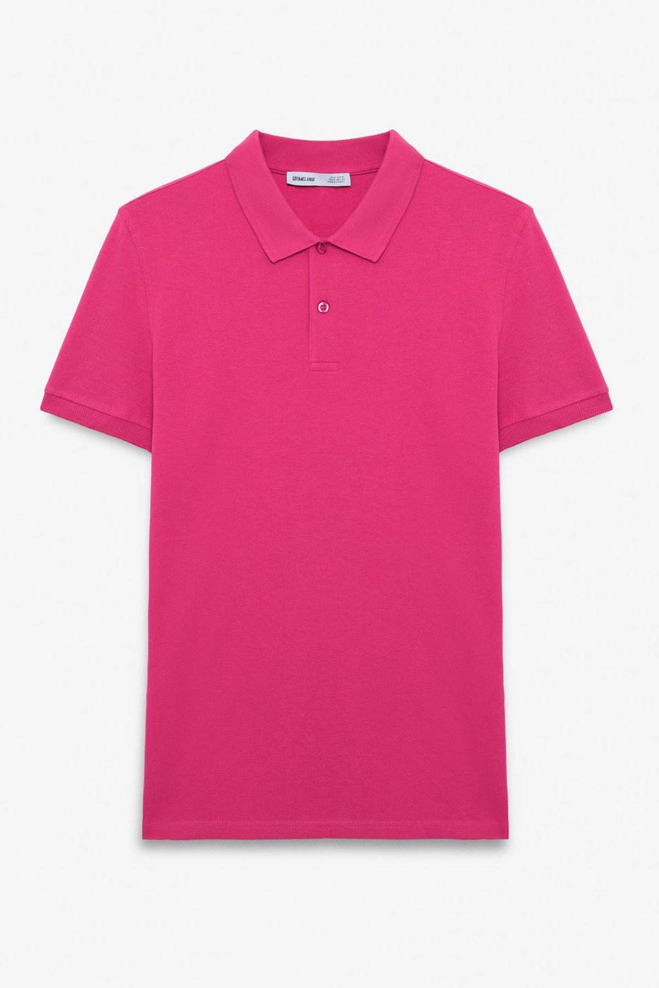 SKYLOOM Erkek %100 Pamuk Kısa Kollu Regular Fit Fuşya Polo Yaka T-Shirt