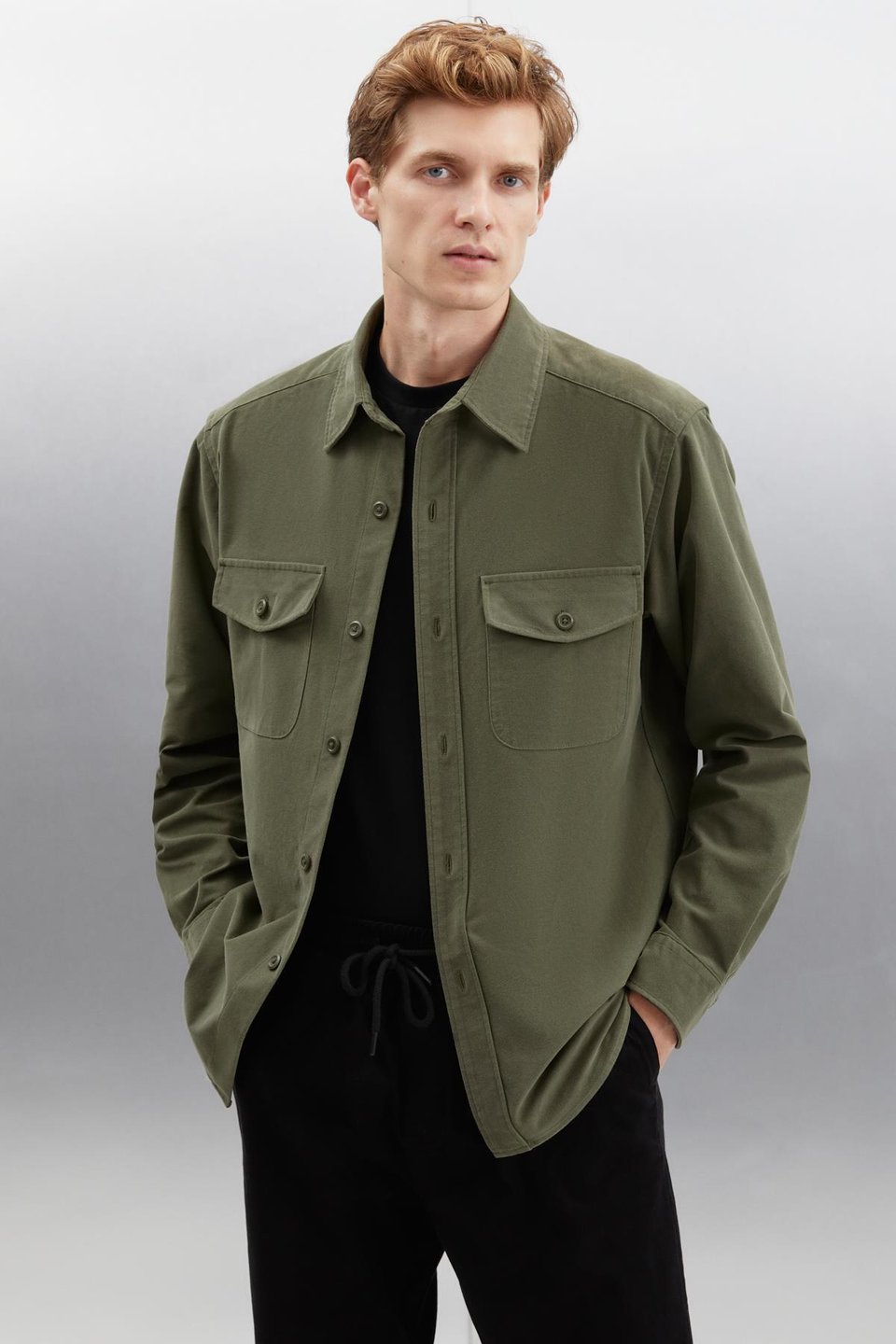 NADER  Regular Haki Tekli Ceket