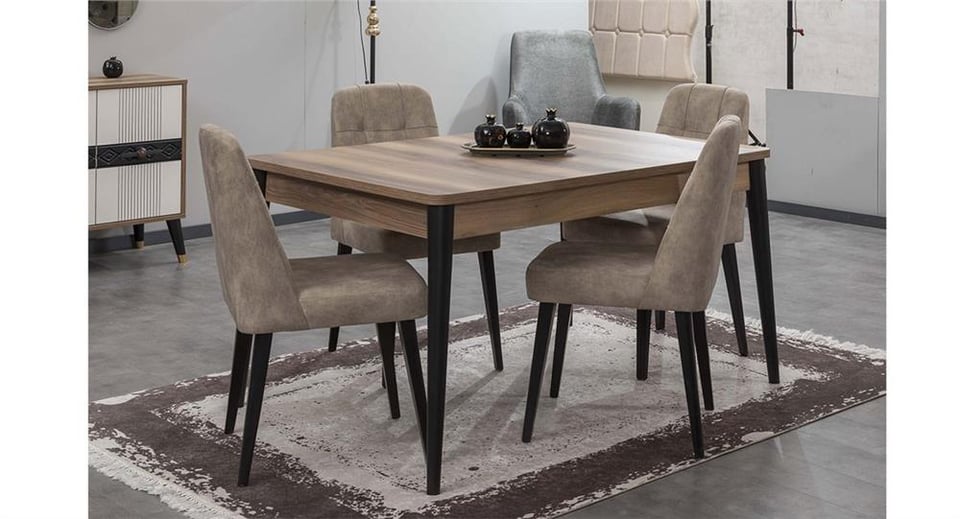  Armoni Ünitesiz Yemek Odası Takımı 6 Sandalyeli