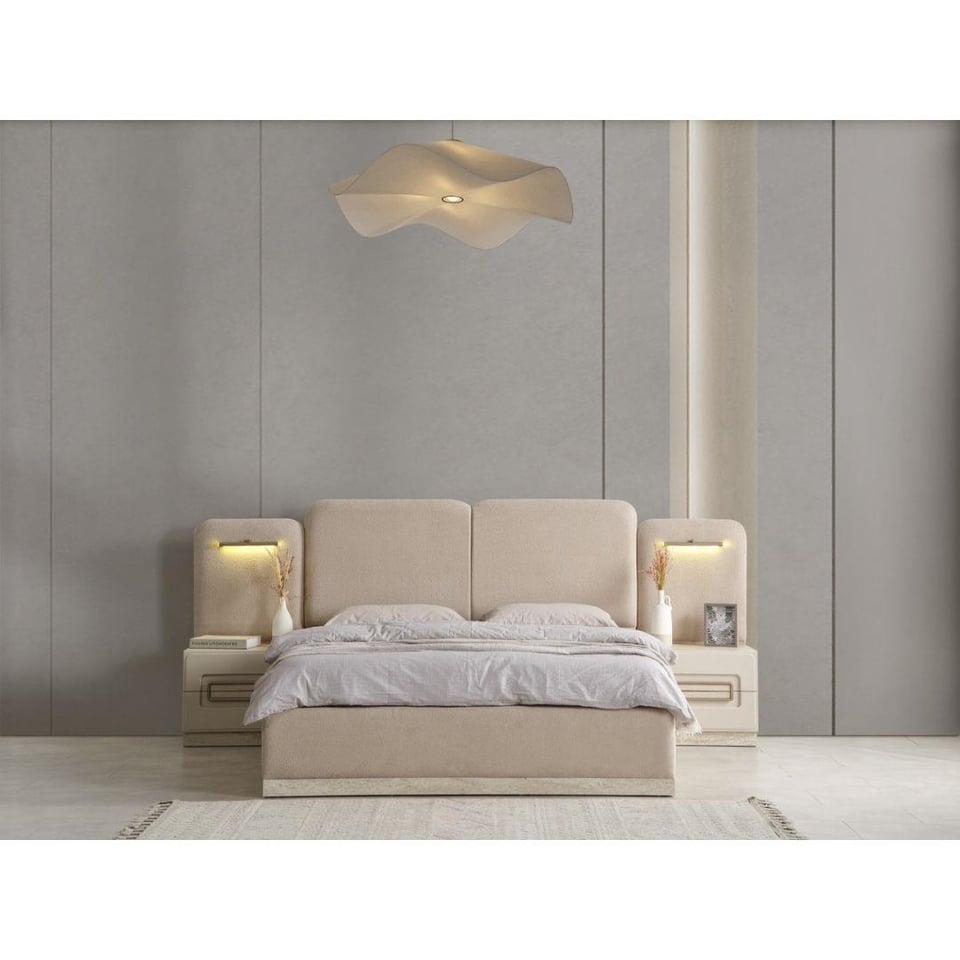 Yatak Odası Takımı Bernido Akkor Bazalı Yatak Odası Takımı (Bazasız Karyola)