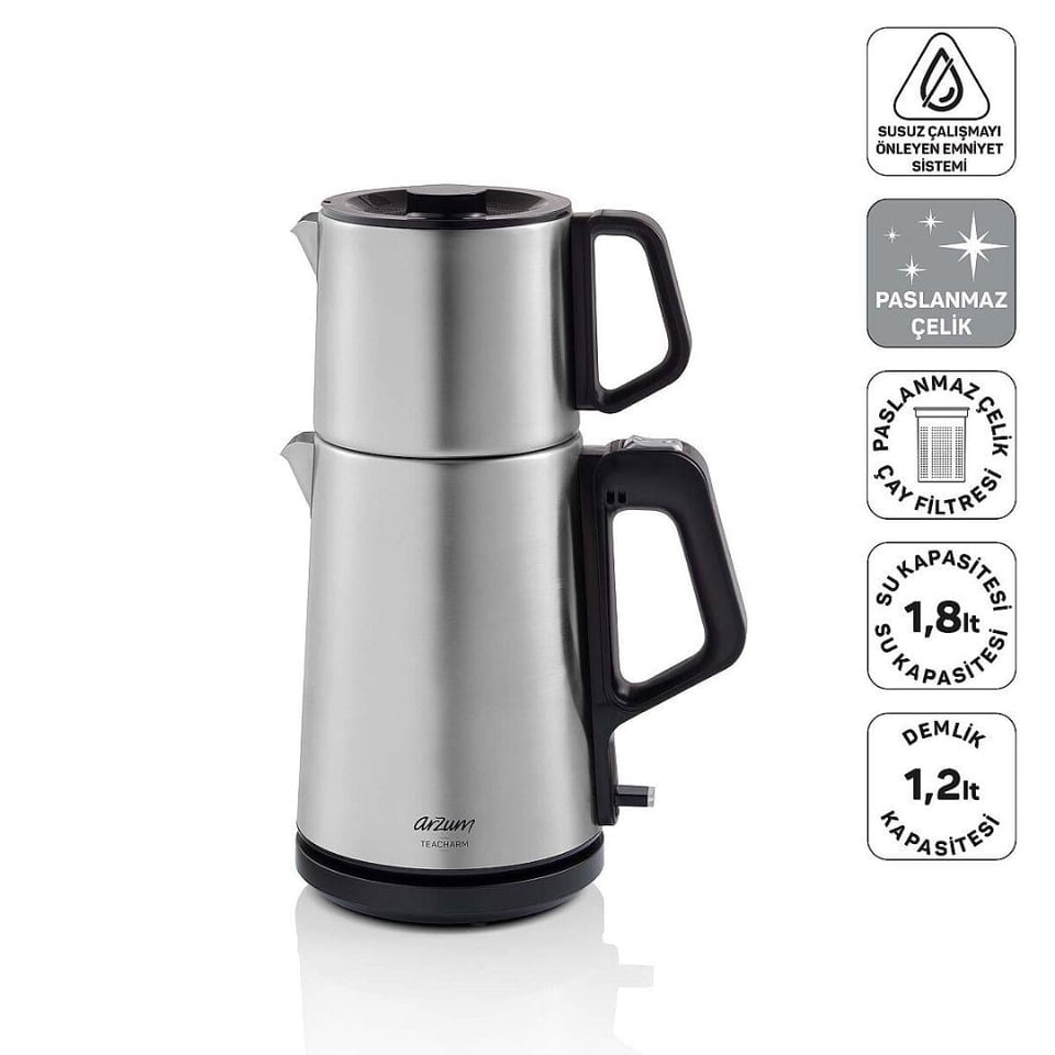 Bekleyen Urun Katalogu Arzum @Arzum AR3149-0600 Teacharm Çay Makinesi