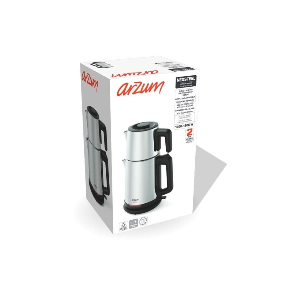 Bekleyen Urun Katalogu Arzum @Arzum AR3158-0600 Neosteel Çay Makinesi