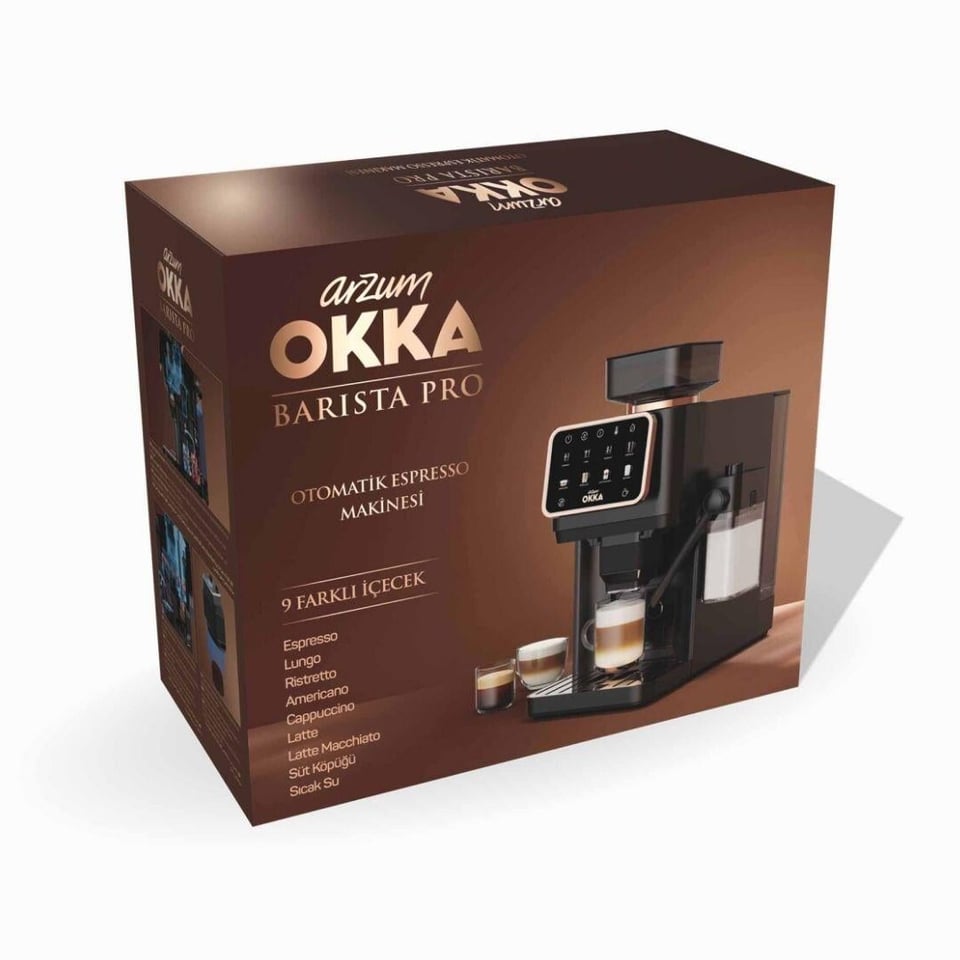 Bekleyen Urun Katalogu Arzum Arzum OK0042-0400 Okka Barısta Pro Otomatik Espresso Makinesi