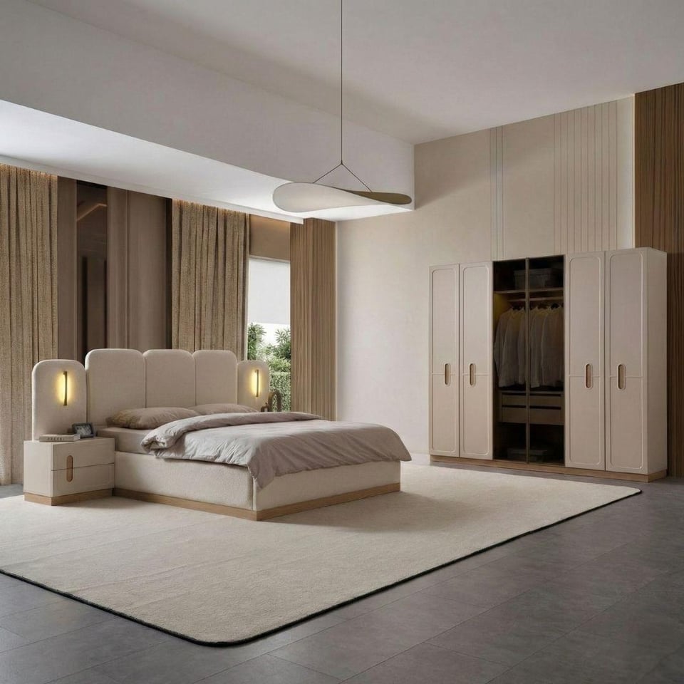 Yatak Odası Takımı Bernido Capella Bazalı Yatak Odası Takımı (Bazasız Karyola)