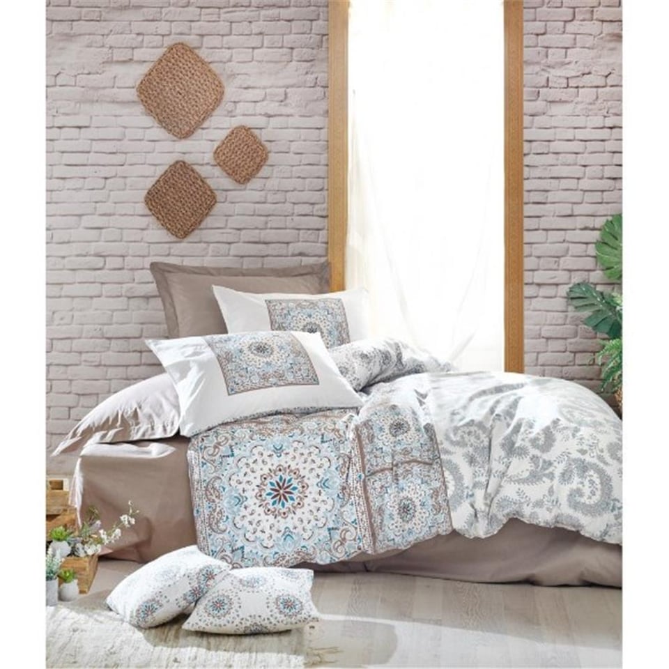 Cotton Box Bohem Tek Kişilik Nevresim Takımı Bianna Bej