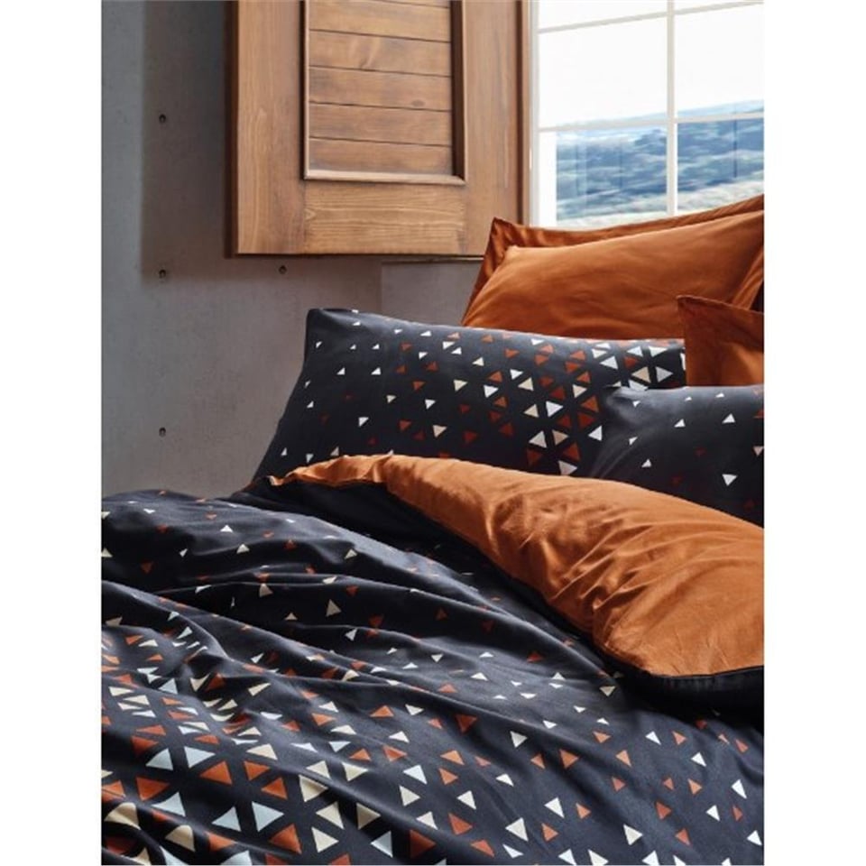 Cotton Box Dark Çift Kişilik Nevresim Takımı Colin Tarçın