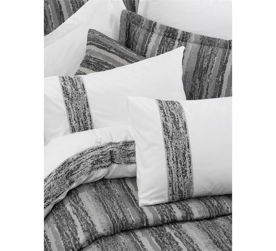 COTTON BOX VALENT GRİ PLATINIUM 11 PARÇA ÇEYİZ SETİ