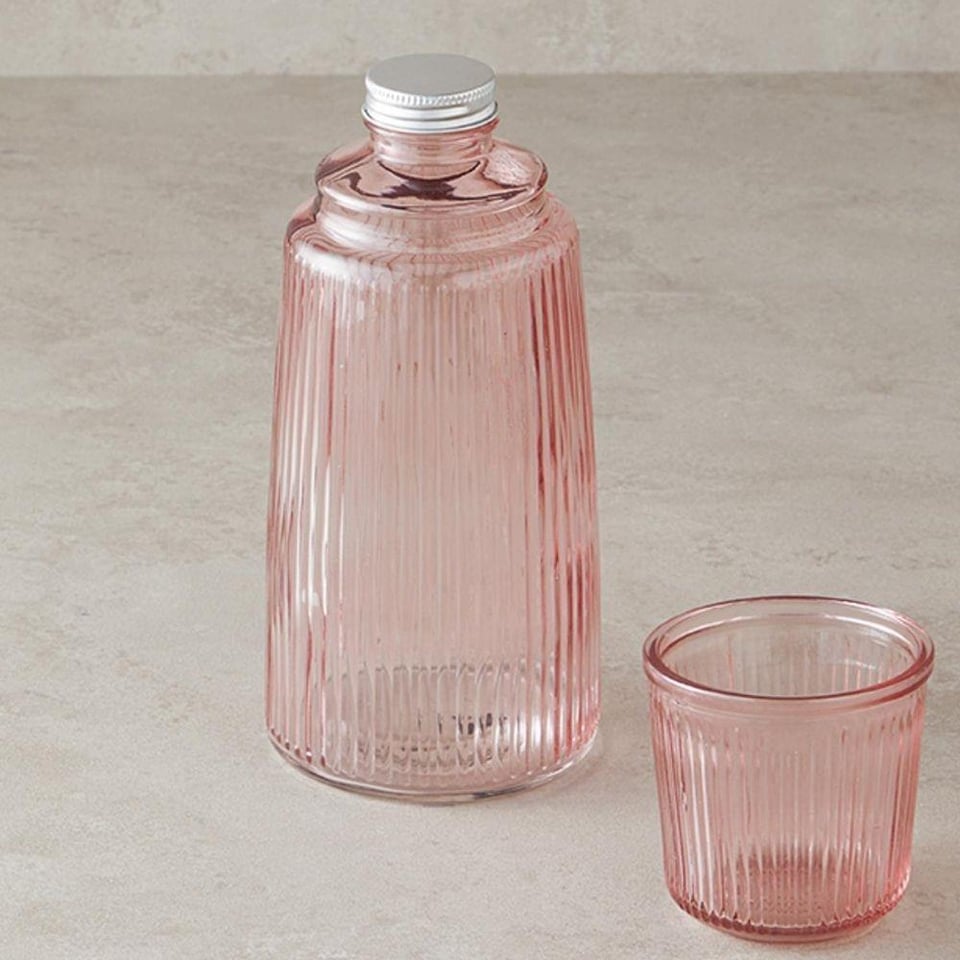 Sürahi Englısh Home English Home Botelya Sürahi 1100 ml Pembe