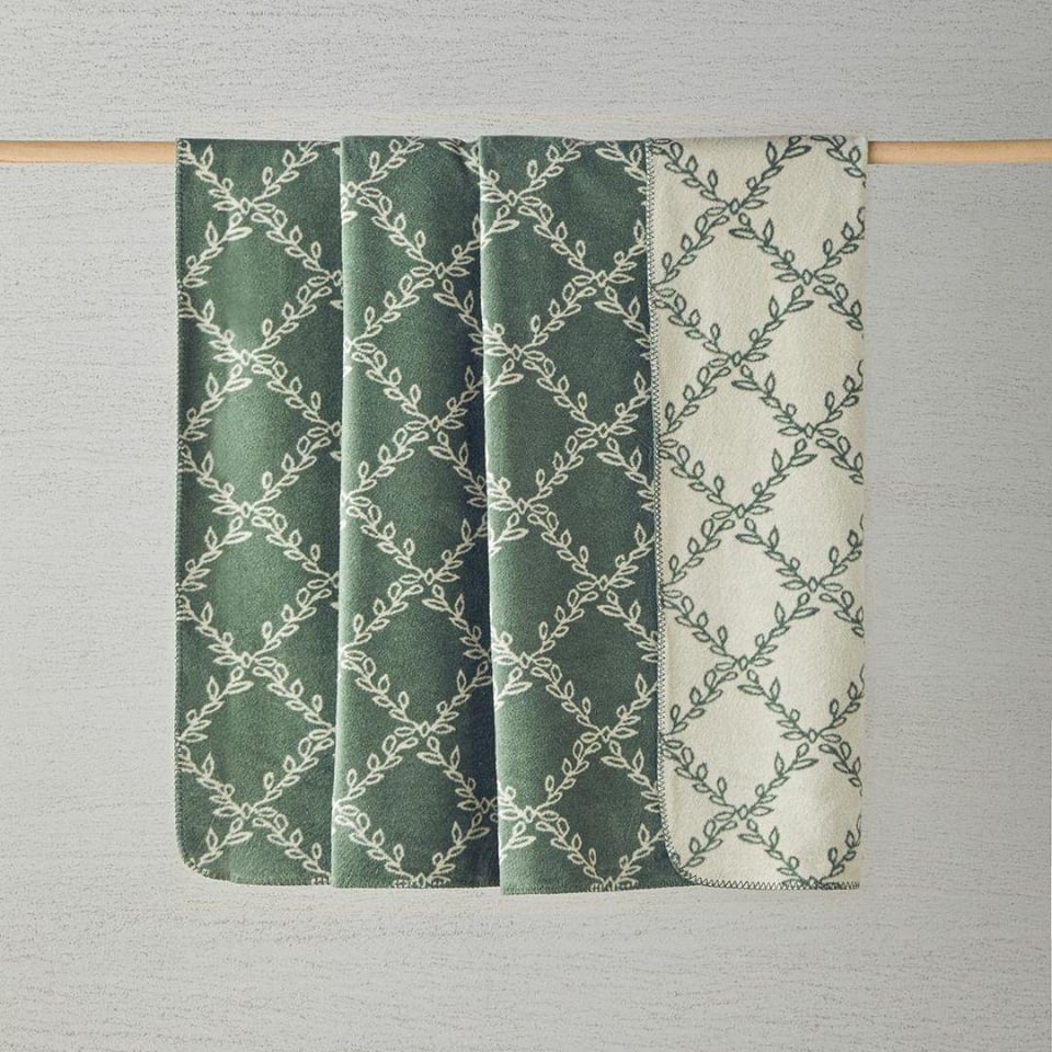 Battaniye English Home English Home Ivy trellis Battaniye 200x220 cm Yeşil