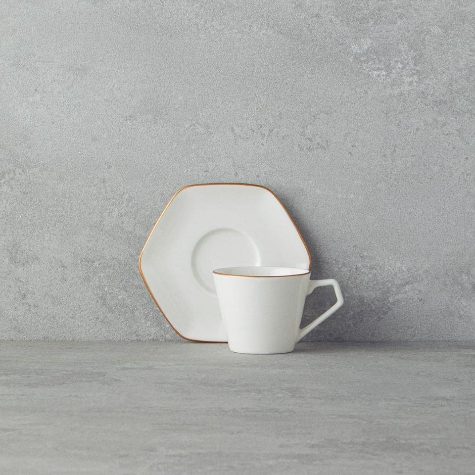 Fincan / Kupa Englısh Home English Home Marlin 12 Parça Kahve Fincan Takımı Gold