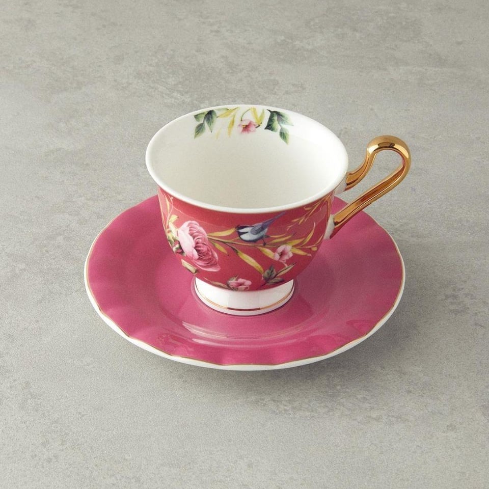 Fincan / Kupa Englısh Home English Home Vanilla Çay Fincanı Takımı 220 ml Mor