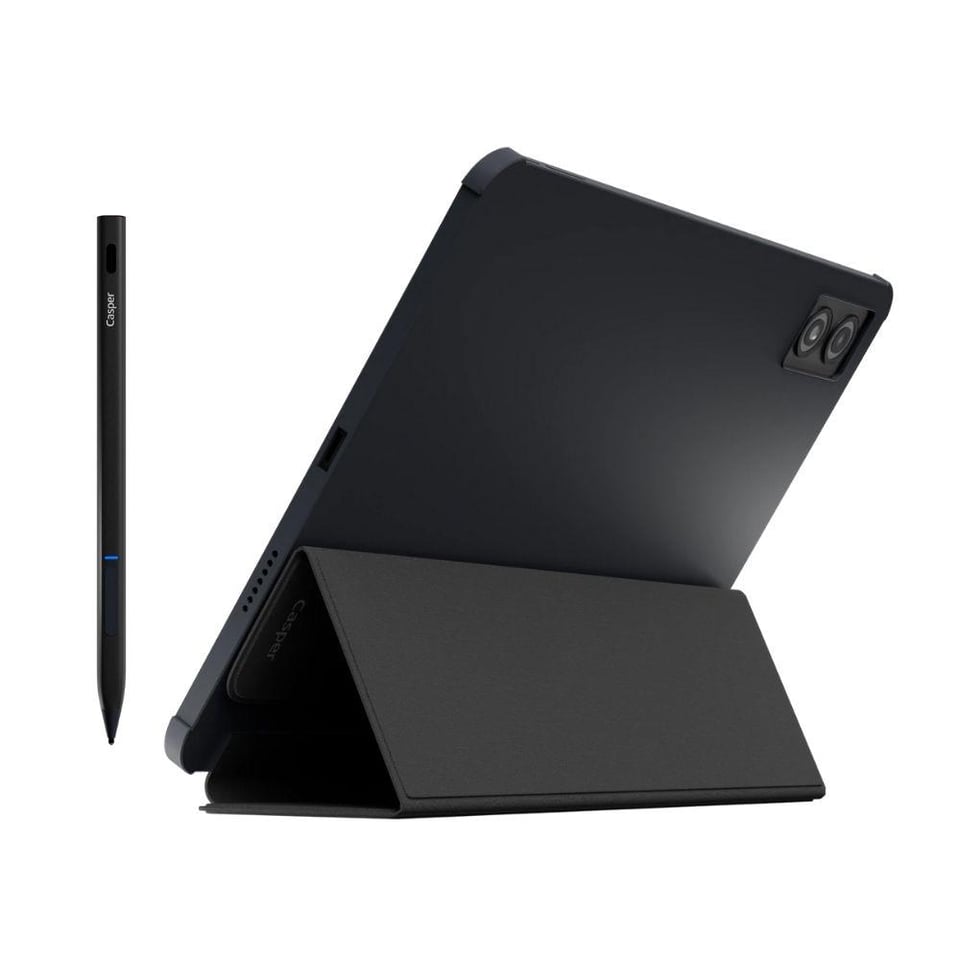 Casper Pad H10 Pen 8/256 Gb 12.6'' Tablet Arkadan Kılıf ve Kalemli Görünüm