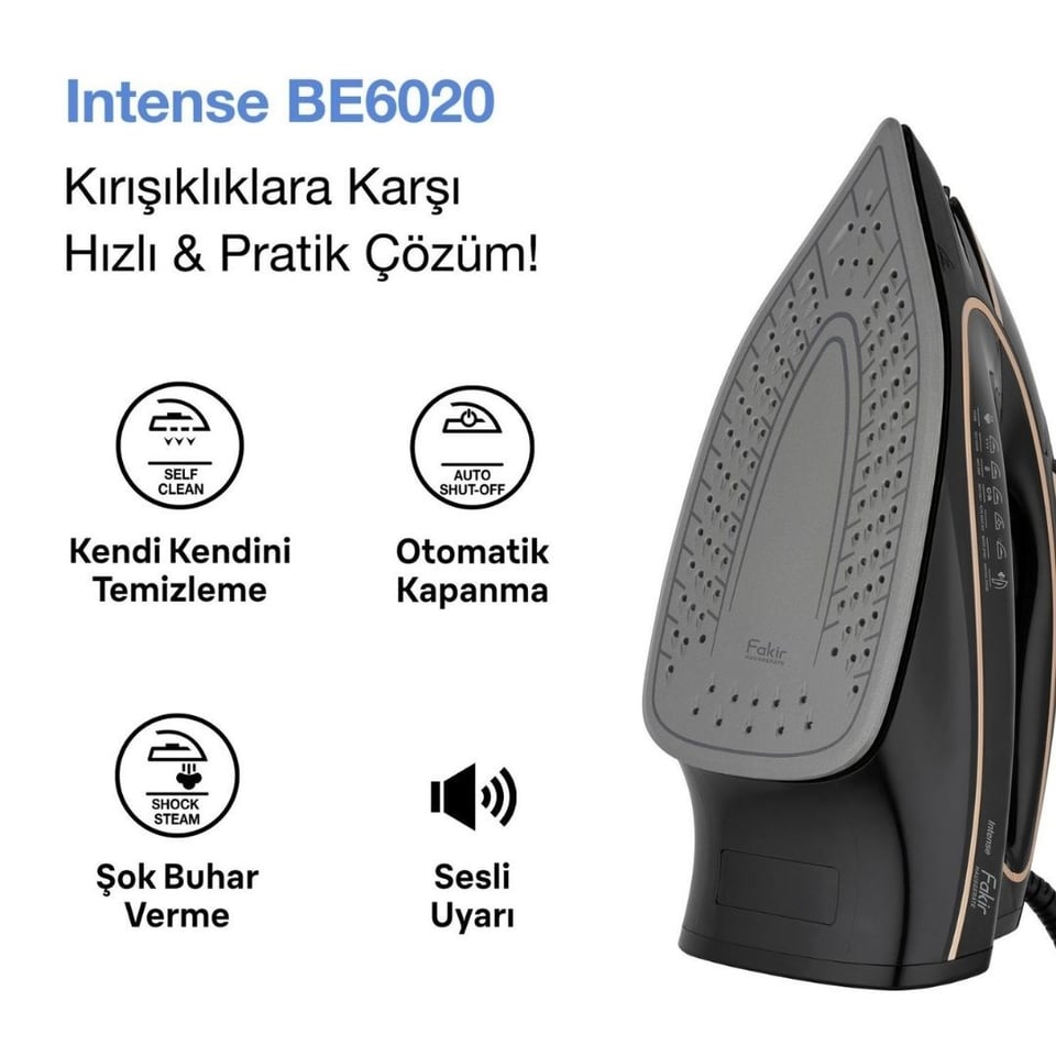Bekleyen Urun Katalogu Fakir Fakir Intense BE6020 Buharlı Ütü 3200 W (41005218)