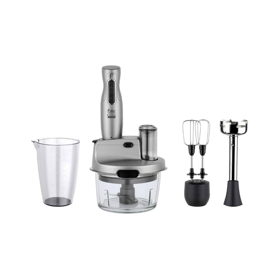 Mikser / Blender Fakir Fakir Mr. Chef Quadro Cam Blender Seti Silver Stone 2000 W Çok Fonksiyonlu Mutfak Seti