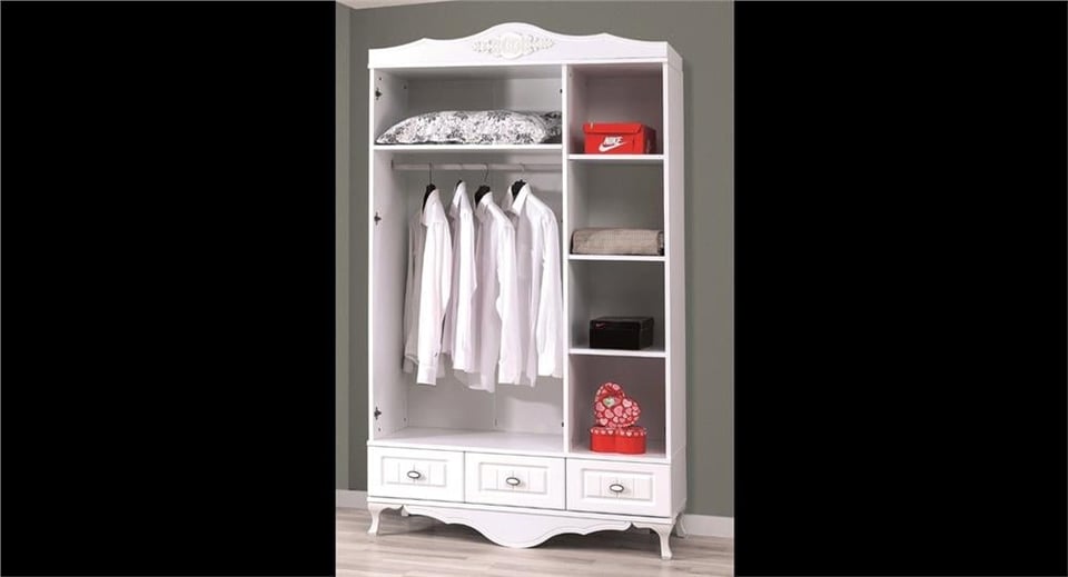 K503 Kupa1 Genç 3 Kapılı Dolap