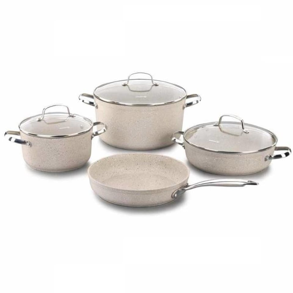 Korkmaz A1272 Granita 7 Parça Granit Tencere Seti