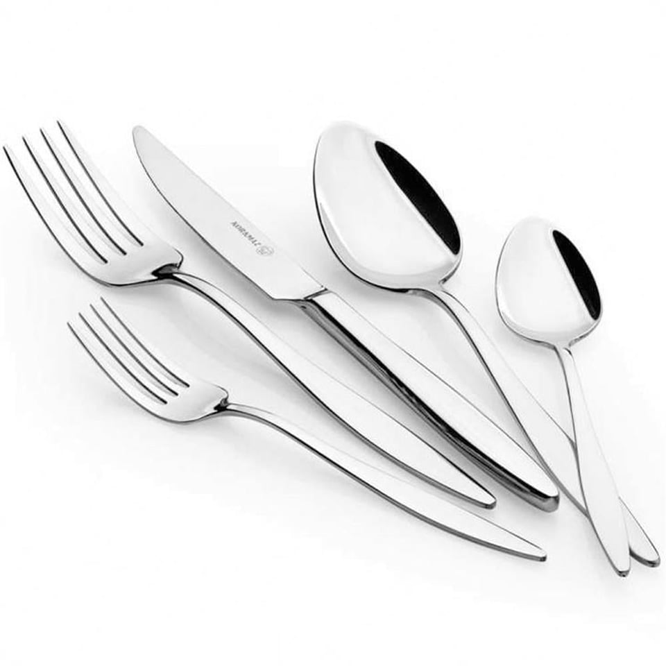 Korkmaz A2405 84 Parça Çatal Kaşık Bıçak Takımı